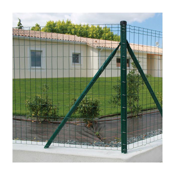 Grillage Soudé Vert Maille 10x5cm 1,5m x 20ml 