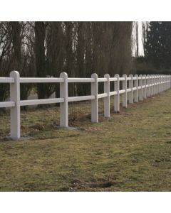 Lisse Béton Demis Ronde pour Clôture Longueur 2 m