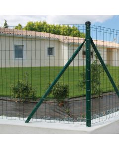 Grillage Soudé Vert 16 fils ⌀2,1 mm Maille 10 x 5 cm H 1,5 m, 20 ml