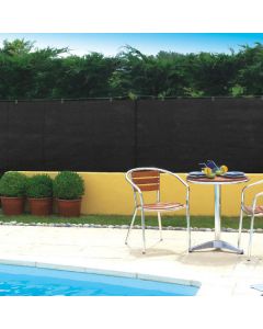 Brise-vue Natte Tissée Noir Nortene Totaltex