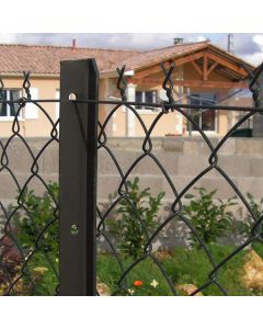 Piquet T Gris 35 mm pour Grillage en Rouleau