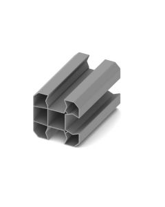 Poteau PVC Blanc 2,3 m Clôture Zeneo Ambre 90 x 90 mm